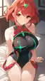 pyra mythra hentai - An Undertow That Forgot How to Leave - AI generated portrait image in 1080x1920 resolution by @anon