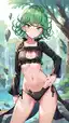 kawaiimoan tatsumaki - A Risk That Lit Up the Dark - AI generated portrait image in 1080x1920 resolution by @anon