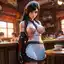nsfw tifa lockhart - Lust That Chains Me Tight - AI generated square image in 1080x1080 resolution by @anon