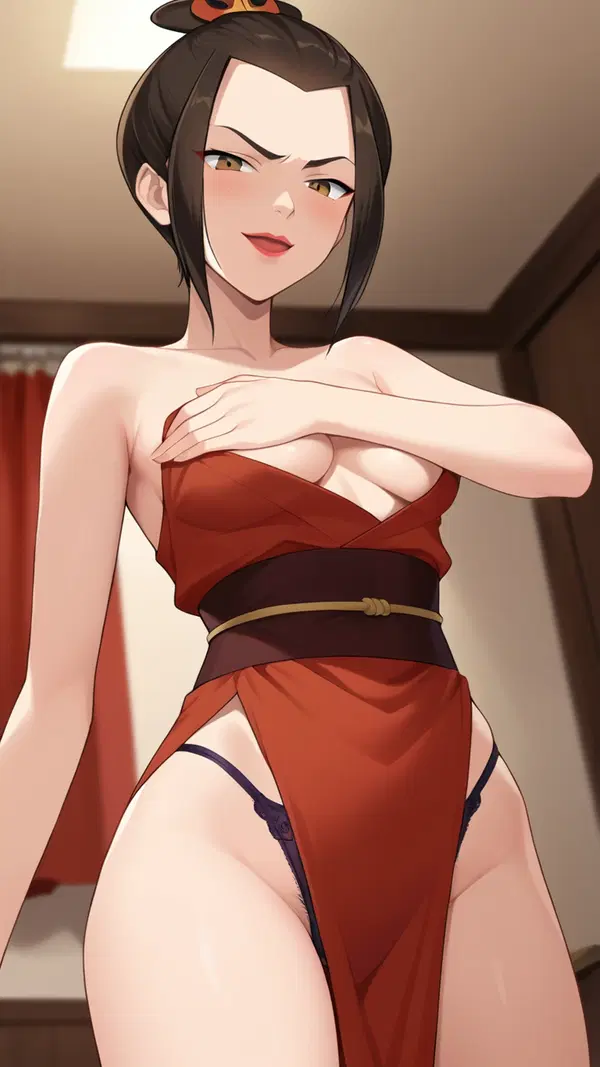 toph avatar hentai - When Static Stops Asking Permission - AI generated portrait image in 1080x1920 resolution by Anonymous Creator