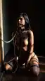 vintage asian nude - Nights Made Purely of Longing - AI generated portrait image in 1080x1920 resolution by Anonymous Creator