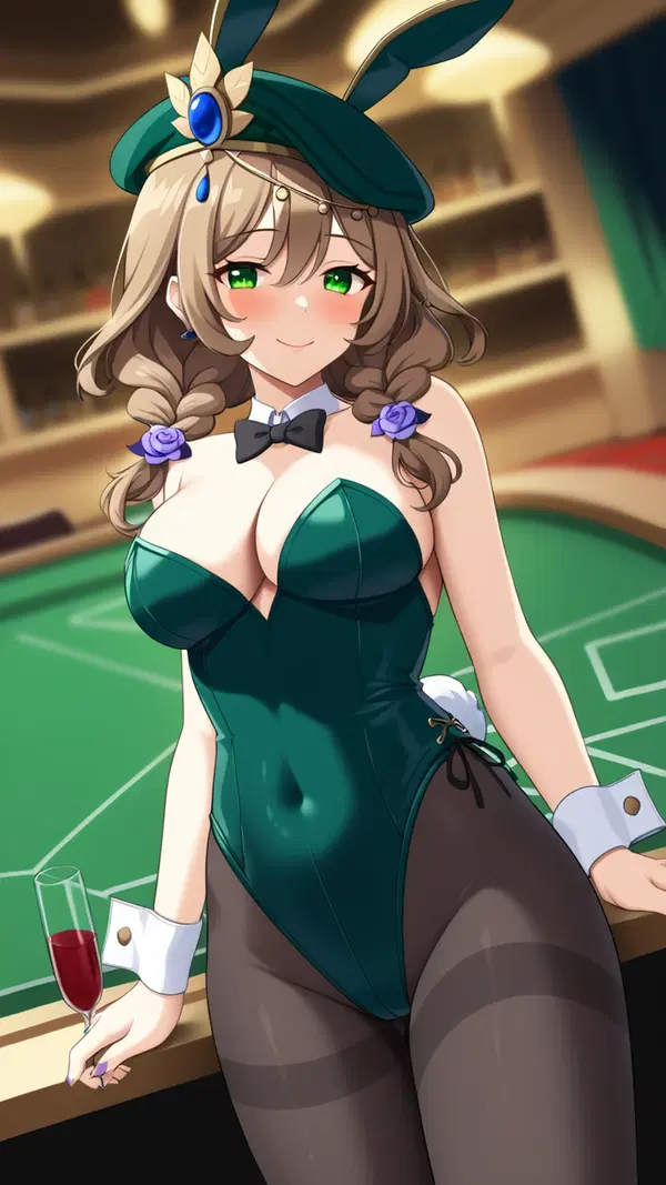 cosplay porn genshin impact - An Obsession That Made Its Own Rules - AI generated portrait image in 1080x1920 resolution by @anon