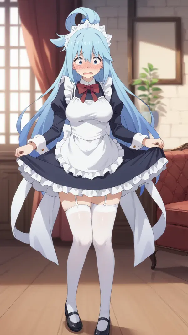 aqua konosuba maplestar xxx - The Memory That Turned the Key - AI generated portrait image in 1080x1920 resolution by @anon