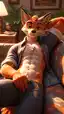 furry ai art nsfw - The Static That Stayed Beneath My Skin - AI generated portrait image in 1080x1920 resolution by @anon