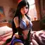 tifa lockhart sus - Lust That Arrived Like a Storm - AI generated square image in 1080x1080 resolution by @anon
