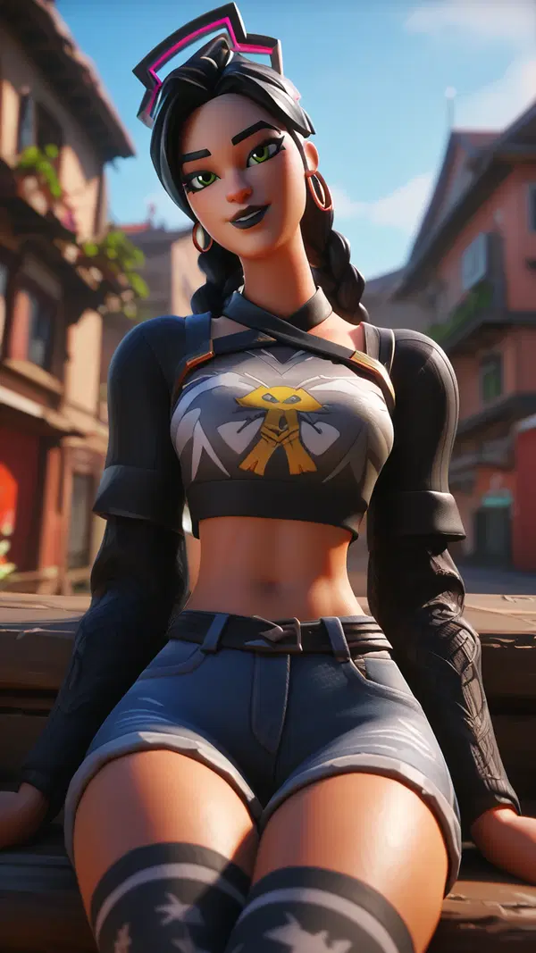 fortnite skins naked - Temptation That Pulls Me Closer - AI generated portrait image in 1080x1920 resolution by @anon