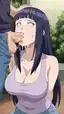 hinata xxx naruto - A Silence That Breathed Under the Surface - AI generated portrait image in 1080x1920 resolution by @anon