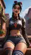 dr slone fortnite r34 - When the Dark Feels Like Home - AI generated portrait image in 1080x1920 resolution by @anon