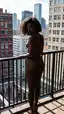 ebony ts creampie porn - The Tremor That Opened Like a Bruise - AI generated portrait image in 1080x1920 resolution by @anon