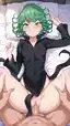 tatsumaki porn comic - Heat That Sounds Like a Heartbeat - AI generated portrait image in 1080x1920 resolution by @anon