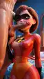 elastigirl xxx gif - The Desire That Burned Past the Warning - AI generated portrait image in 1080x1920 resolution by @anon