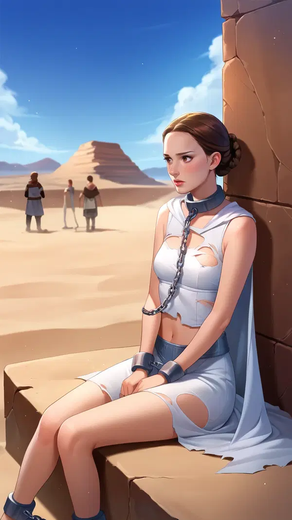 danny d star wars porn - The Tension That Took the Long Way Back - AI generated portrait image in 1080x1920 resolution by Anonymous Creator