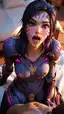 lol zeri sex - The Spark That Learned to Sound Like Fate - AI generated portrait image in 1080x1920 resolution by Anonymous Creator
