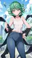 tatsumaki edit - Every Hunger That Found the Dark - AI generated portrait image in 1080x1920 resolution by @anon