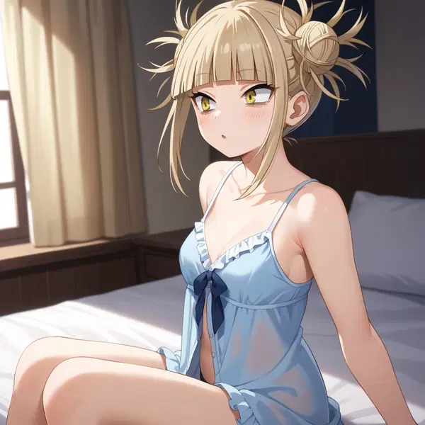 himiko toga icons - The Memory That Opened Like a Bruise - AI generated square image in 1080x1080 resolution by @anon