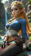 zelda bbc porn - A Shiver That Felt Too Close to Name - AI generated portrait image in 1080x1920 resolution by @anon