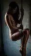 asian omegle teen porn - A Hunger That Waited in the Dark - AI generated portrait image in 1080x1920 resolution by @anon