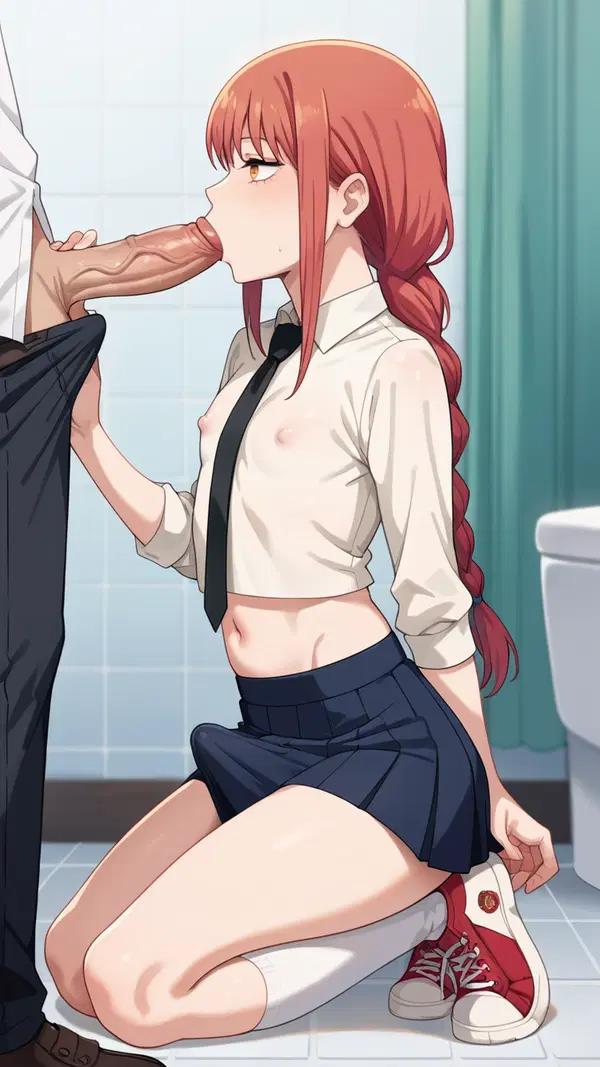 chainsaw man kobeni sex - The Collapse That Turned Into Weather - AI generated portrait image in 1080x1920 resolution by Anonymous Creator