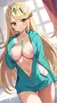 pyra and mythra fanart - A Fever That Burned Past the Warning - AI generated portrait image in 1080x1920 resolution by @anon