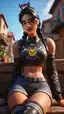 fortnite syd r34 - The Moonlight That Stayed Too Close - AI generated portrait image in 1080x1920 resolution by @anon
