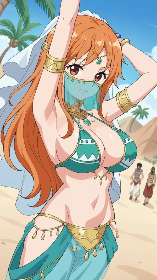 one piece girl characters naked - The Storm That Forgot How to Leave - AI generated portrait image in 1080x1920 resolution by @anon
