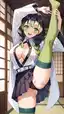 mitsuri vs zohakuten hentai animation - The Static That Turned the Key - AI generated portrait image in 1080x1920 resolution by @anon