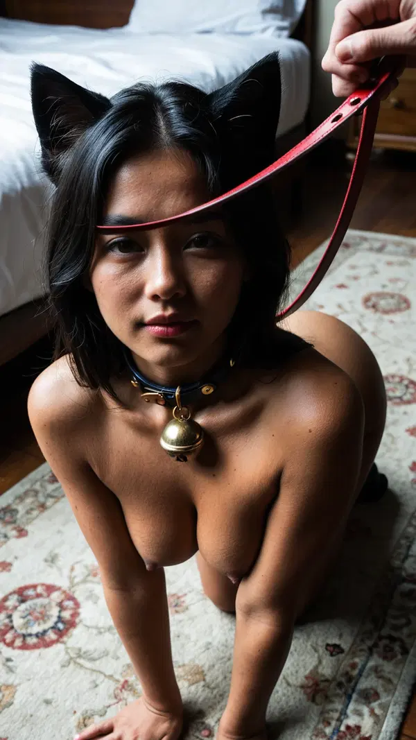 ai asian nude pics - The Secret Shape of Devotion - AI generated portrait image in 1080x1920 resolution by @anon