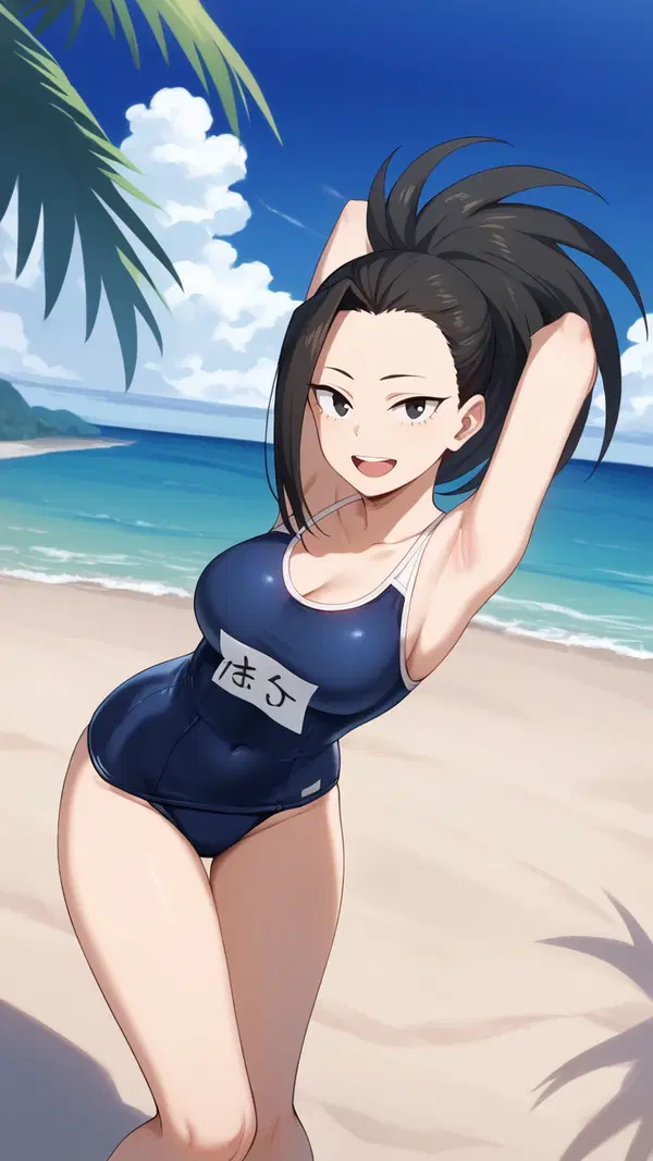 mha hentai ai - A Midnight That Made the Night Lean Closer - AI generated portrait image in 1080x1920 resolution by @anon
