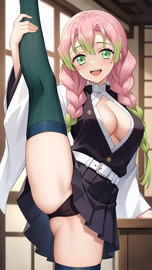 illuxxtrandy demon slayer porn - The Velvet That Held the Door Open - AI generated portrait image in 1080x1920 resolution by @anon