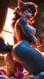 nsfw furry discord servers - A Room Filled With Trace - AI generated portrait image in 1080x1920 resolution by Anonymous Creator