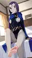 raven teen titans movie - The Promise That Turned Want Into Weather - AI generated portrait image in 1080x1920 resolution by Anonymous Creator