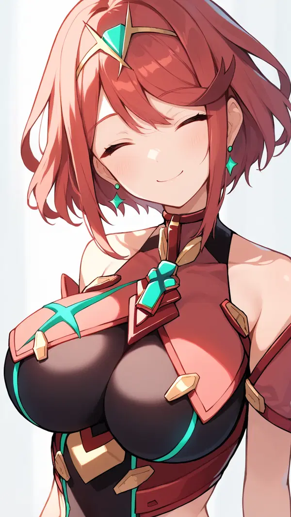 r34 pyra and mythra - The Shadow That Stayed Where It Should Not - AI generated portrait image in 1080x1920 resolution by @anon