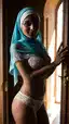 asian hijab porn - The Quiet Before Surrender - AI generated portrait image in 1080x1920 resolution by Anonymous Creator