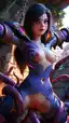 league of legends vi xxx - The Night That Made Shadows Feel Warm - AI generated portrait image in 1080x1920 resolution by @anon
