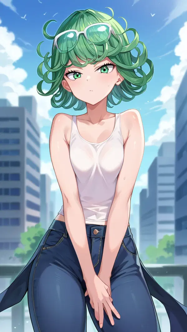 tatsumaki po - A Pull That Moved Through Every Wall - AI generated portrait image in 1080x1920 resolution by Anonymous Creator