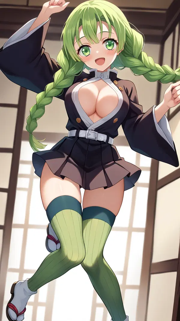 porn games demon slayer - A Tension That Wrote Itself in Smoke - AI generated portrait image in 1080x1920 resolution by @anon