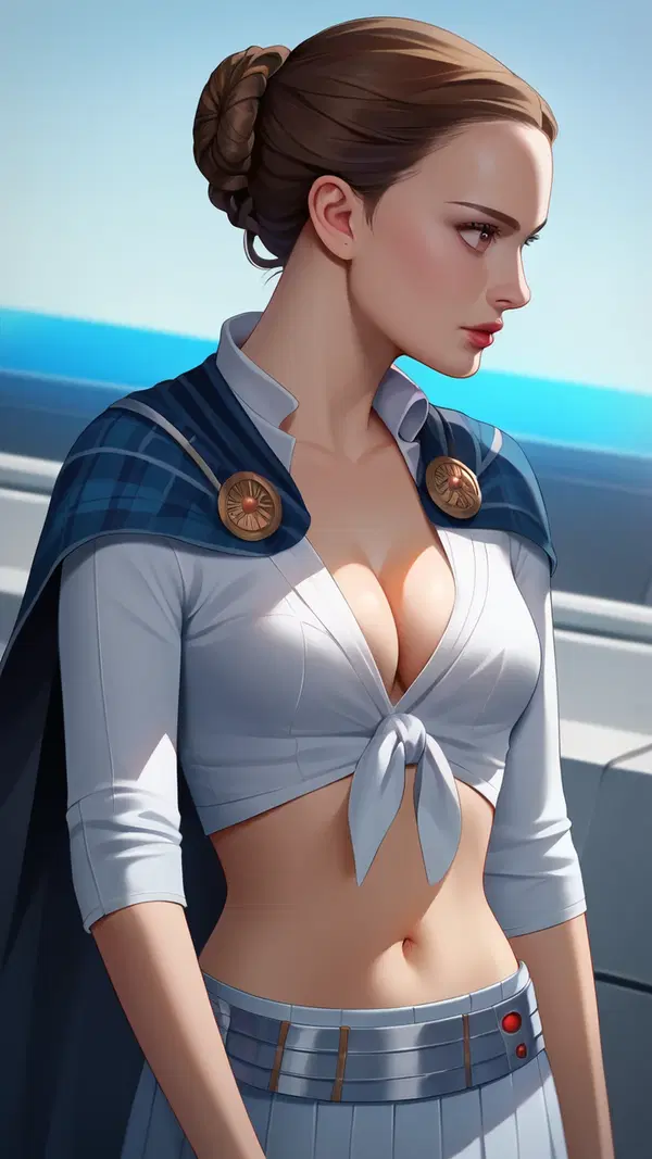star wars ai - A Flame That Felt Like Falling - AI generated portrait image in 1080x1920 resolution by Anonymous Creator