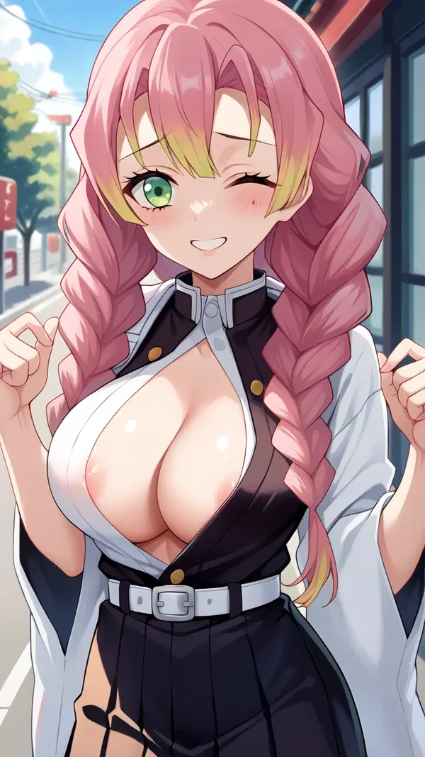 mitsuri hentai ita - A Promise That Carried Too Much Heat - AI generated portrait image in 1080x1920 resolution by @anon