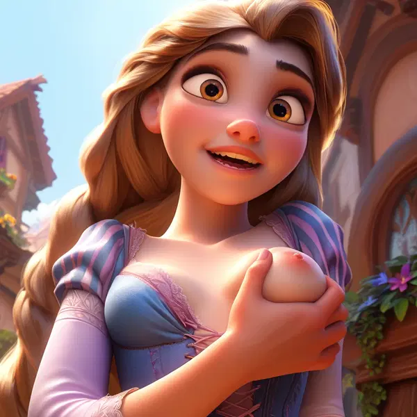 disney princess ai porn - Every Yearning That Found the Dark - AI generated square image in 1080x1080 resolution by @anon