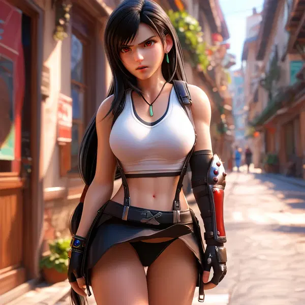 sex final fantasy - A Craving That Opened in Shadow - AI generated square image in 1080x1080 resolution by @anon