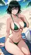 fubuki fan art - A Tremor That Carried Too Much Heat - AI generated portrait image in 1080x1920 resolution by @anon