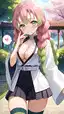 obanai sex mitsuri - Fire That Consumes the Night - AI generated portrait image in 1080x1920 resolution by @anon