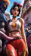 valentia fortnite hentai - What Gravity Does After Midnight - AI generated portrait image in 1080x1920 resolution by @anon