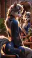 furry animated porn - The Risk That Burned Without Sound - AI generated portrait image in 1080x1920 resolution by @anon