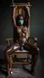 ebony podcast xxx - A Static That Pressed Against the Dark - AI generated portrait image in 1080x1920 resolution by @anon