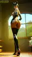 fortnite xxx ariana grande - The Depth That Moved Through Every Wall - AI generated portrait image in 1080x1920 resolution by Anonymous Creator
