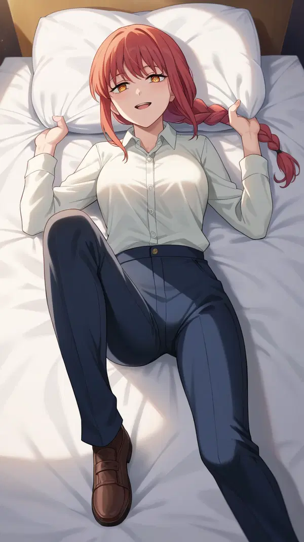 makima fanart nsfw - The Desire That Burned Past the Warning - AI generated portrait image in 1080x1920 resolution by Anonymous Creator