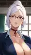 shiraki meiko hentai - The Velvet That Lit Up the Dark - AI generated portrait image in 1080x1920 resolution by @anon