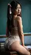 beauty asian porn - The Dark Learned This Moonlight - AI generated portrait image in 1080x1920 resolution by @anon