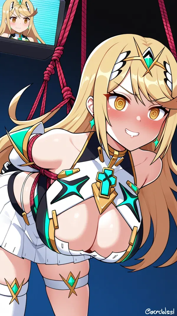 pyra y mythra r34 - A Whisper That Refused the Morning - AI generated portrait image in 1080x1920 resolution by @anon